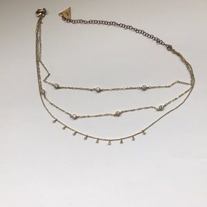 Gold Anthropologie choker
